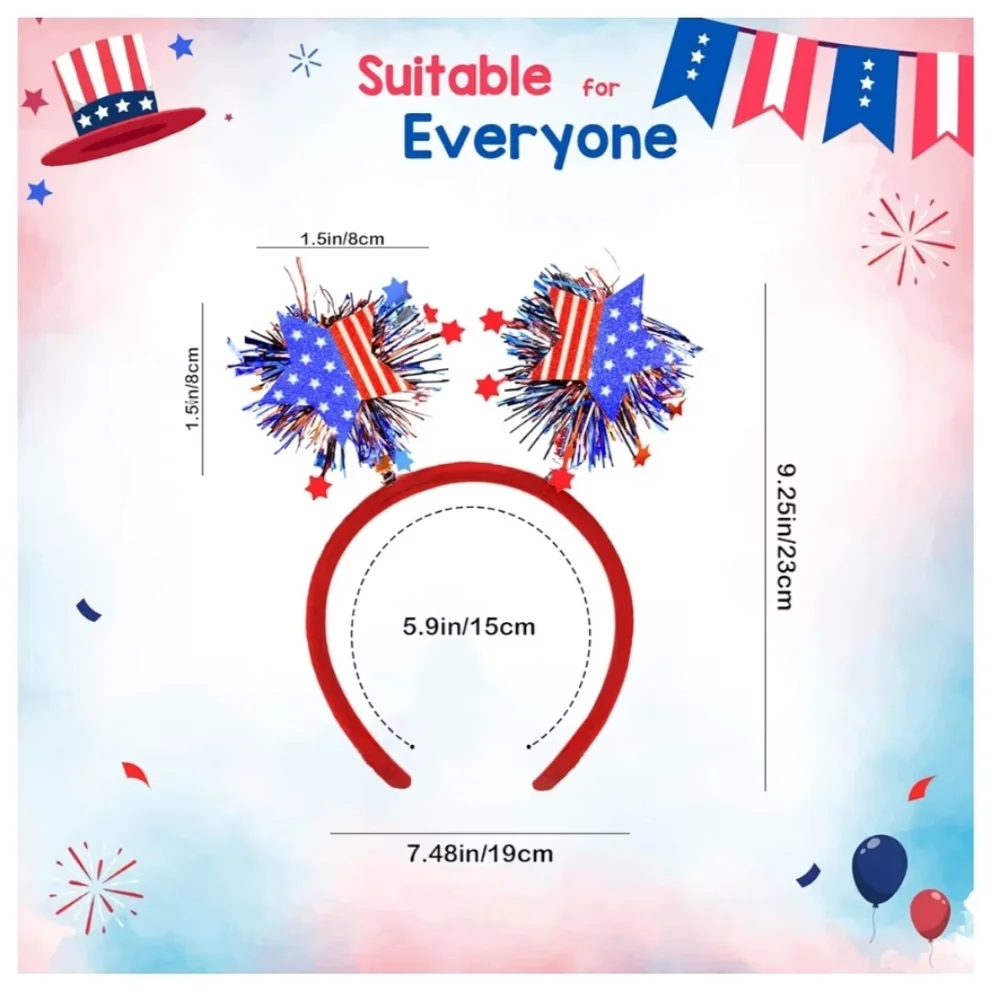 Patriotic Star Headband for Kids